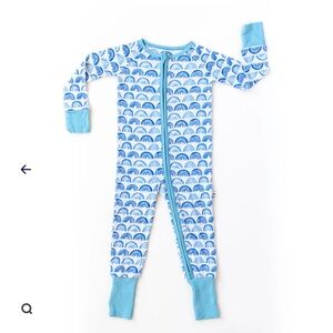 Little Sleepies Blue Rainbows Zippy